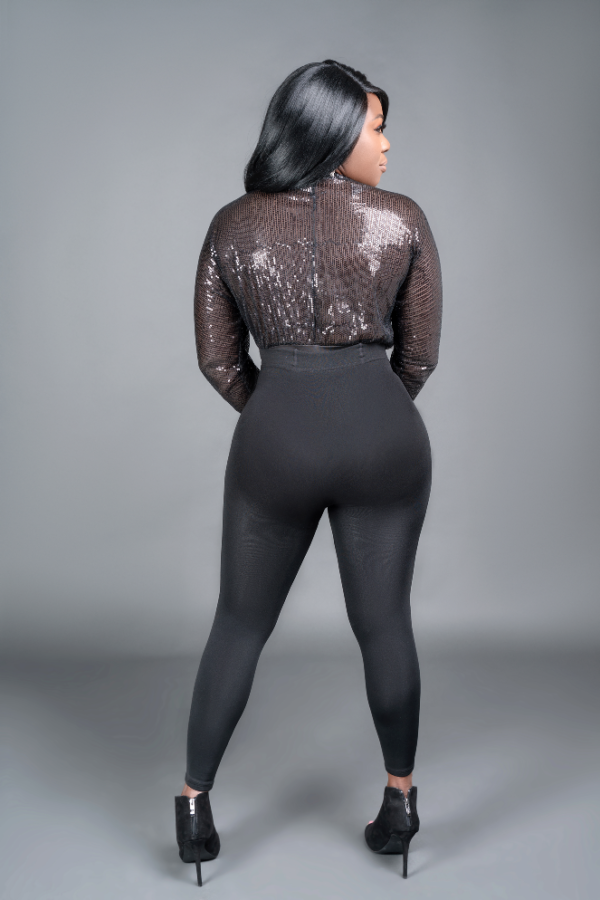 Party Girl Sequined Bodysuit - Image 3