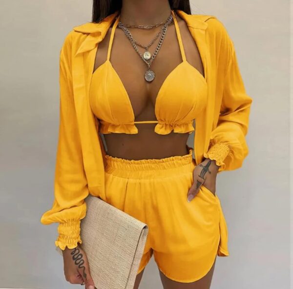 Amara Fashionable Floral Three-Piece Set - Image 7