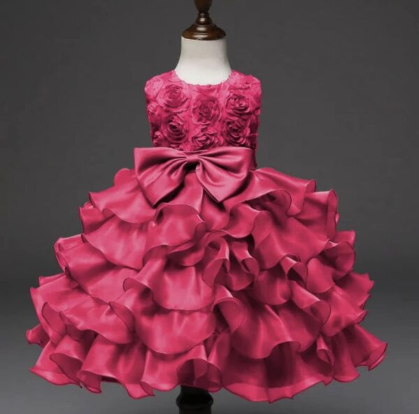 Blush Blossom Princess Dress - Image 6