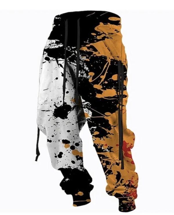 Men Fashion Casual 3D Print Jogger Pants - Image 3