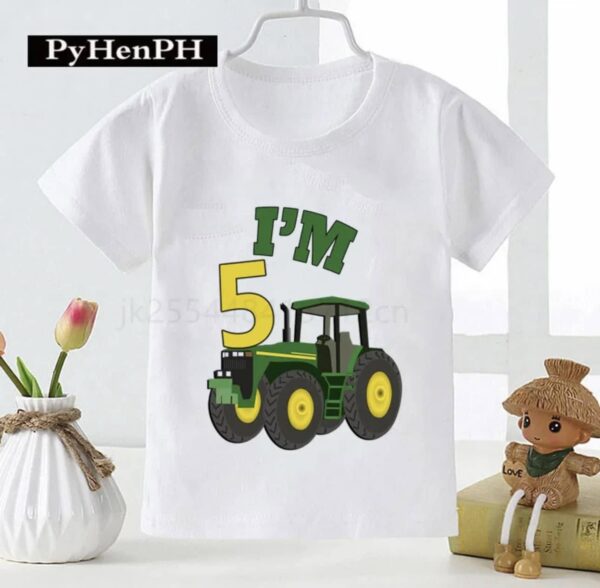 Boys Casual Fashion Little Engineer Tee Shirt - Image 6