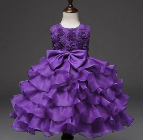 Blush Blossom Princess Dress - Image 4