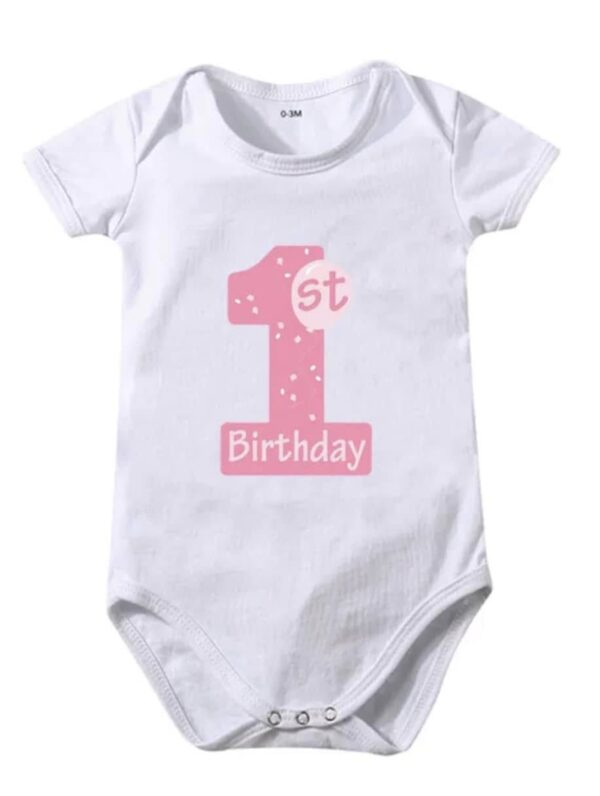 Baby Girl 1st Birthday Onesies - Image 6