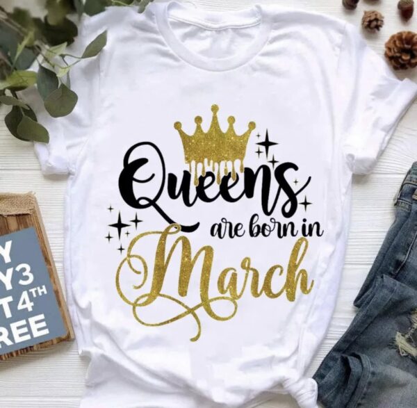 Queens Special Birthday Month T-Shirt - Image 3