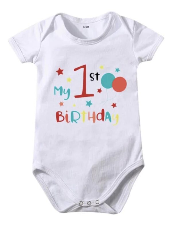 Baby Girl 1st Birthday Onesies - Image 7