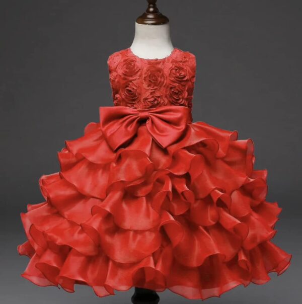 Blush Blossom Princess Dress - Image 3