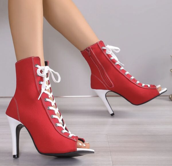 Jennifer Reign Lace Up Heels - Image 3