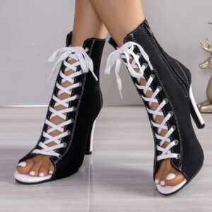 Jennifer Reign Lace Up Heels